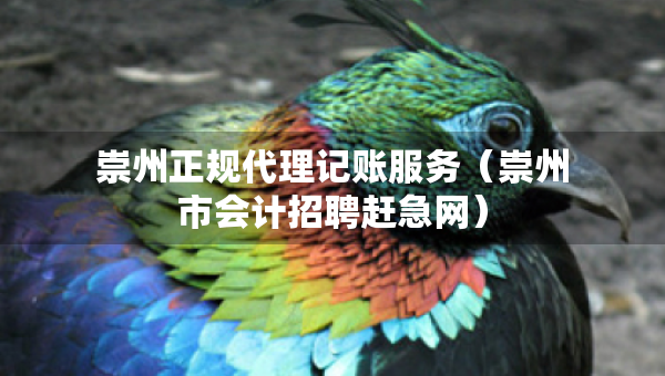 崇州正規(guī)代理記賬服務(wù)（崇州市會(huì)計(jì)招聘趕急網(wǎng)）