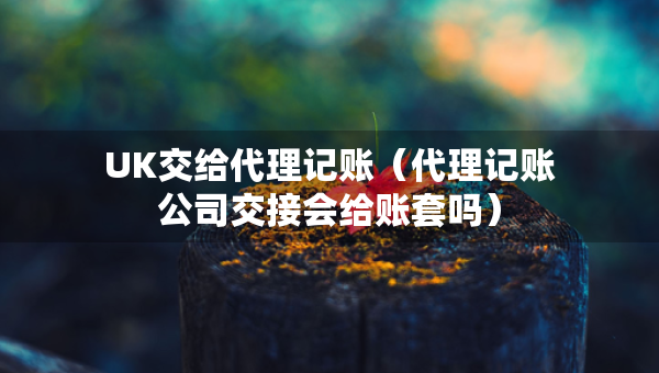 UK交給代理記賬（代理記賬公司交接會給賬套嗎）