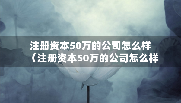 注冊(cè)資本50萬的公司怎么樣（注冊(cè)資本50萬的公司怎么樣知乎）