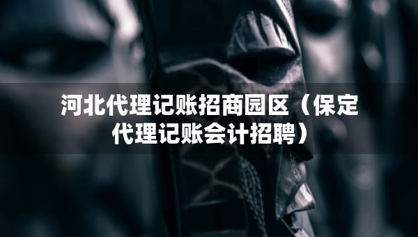 河北代理記賬招商園區(qū)（保定代理記賬會計招聘）