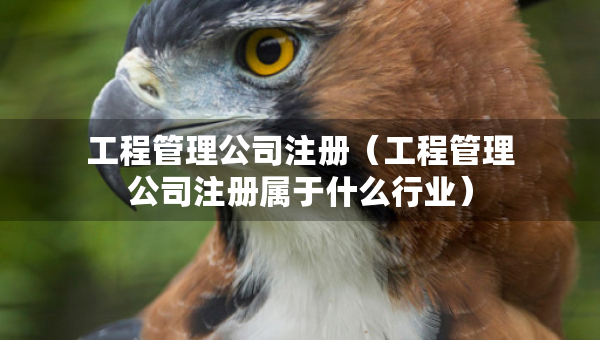 工程管理公司注冊(cè)（工程管理公司注冊(cè)屬于什么行業(yè)）