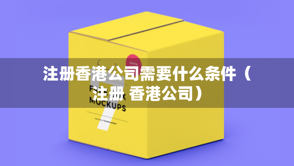 注冊(cè)香港公司需要什么條件（注冊(cè) 香港公司）