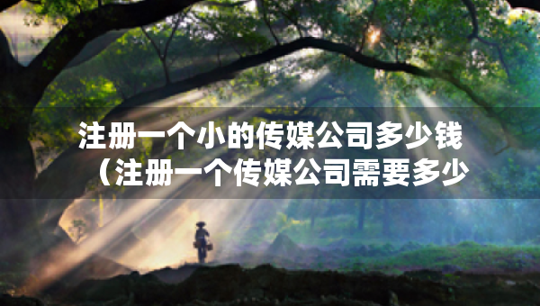 注冊(cè)一個(gè)小的傳媒公司多少錢（注冊(cè)一個(gè)傳媒公司需要多少資金）