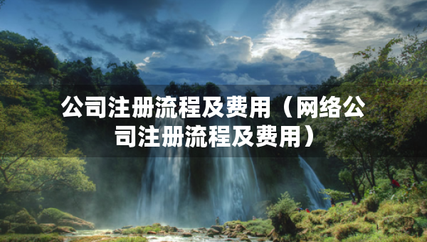 公司注冊(cè)流程及費(fèi)用（網(wǎng)絡(luò)公司注冊(cè)流程及費(fèi)用）