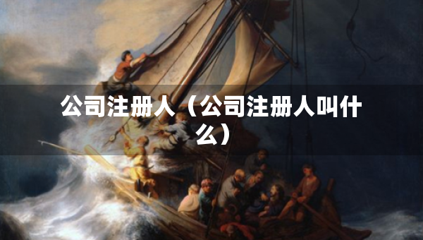 公司注冊人（公司注冊人叫什么）