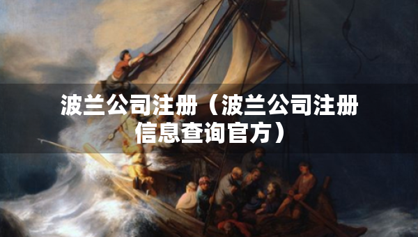 波蘭公司注冊（波蘭公司注冊信息查詢官方）