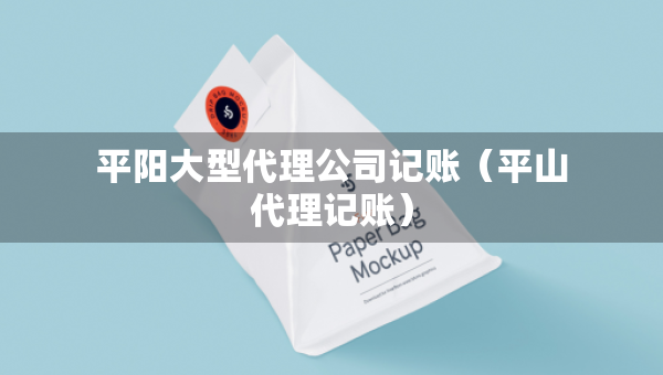 平陽(yáng)大型代理公司記賬（平山代理記賬）