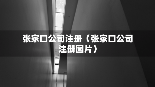 張家口公司注冊（張家口公司注冊圖片）