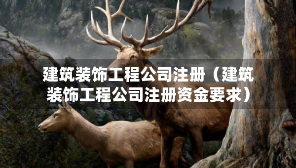 建筑裝飾工程公司注冊(cè)（建筑裝飾工程公司注冊(cè)資金要求）