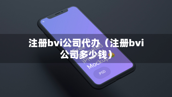 注冊bvi公司代辦（注冊bvi公司多少錢）